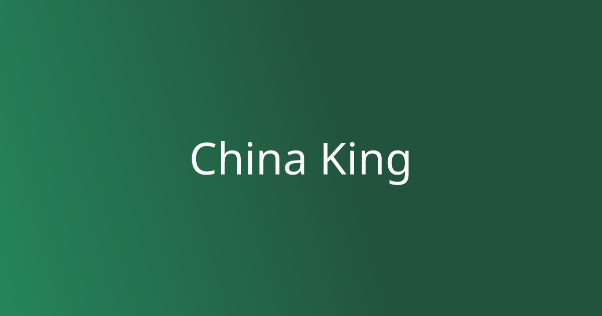 China King | Best chinese in Beardstown, IL | Order Online